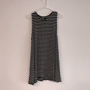 Black & White Striped Shift Dress